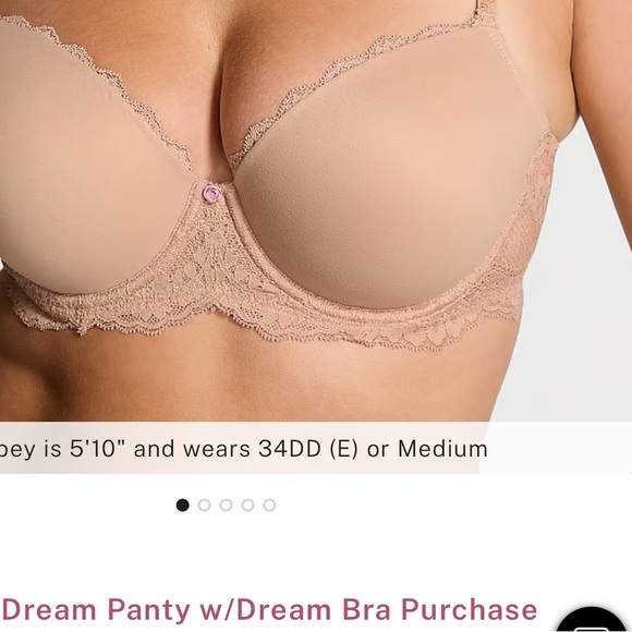 (Free NWT XL Hiphugger Panty) with Victoria’s Secret Dream Angels Bra Purchase - Picture 10 of 10